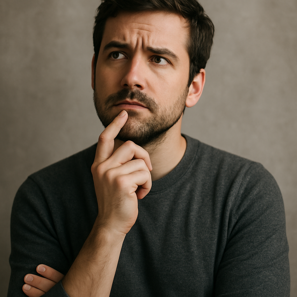 man thinking