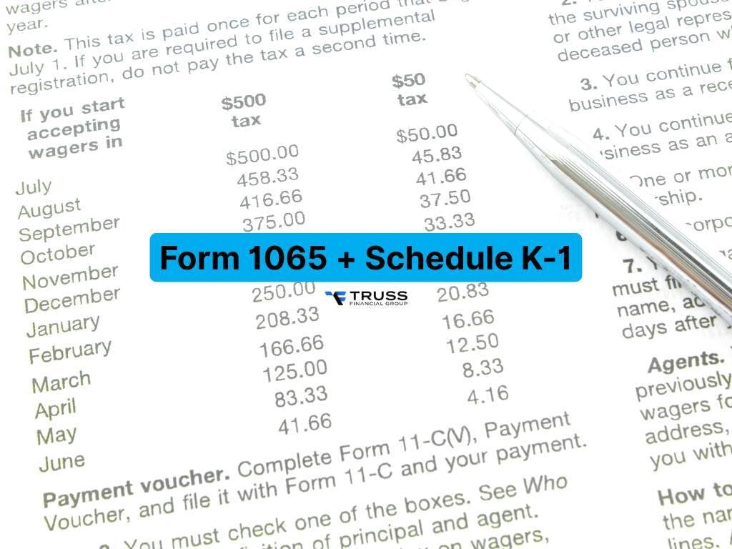 Form 1065 + Schedule K-1