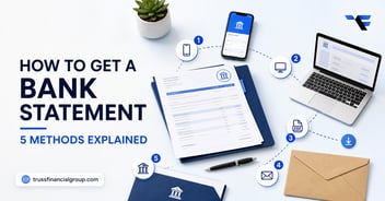 How to get a bank statement using online banking, a mobile app, PDF download, mail, or a bank branch