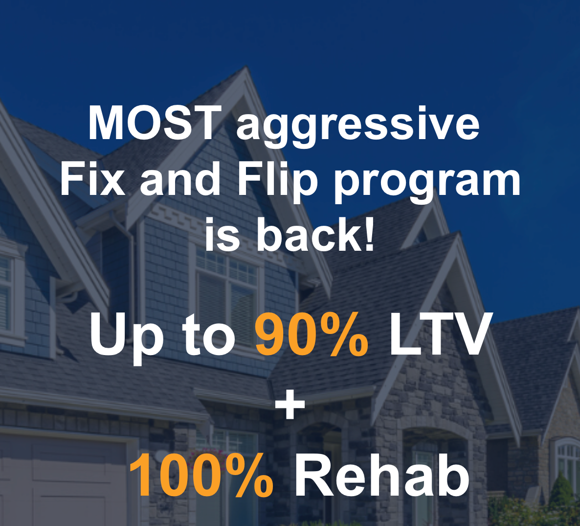 fix and flip 100% rehab